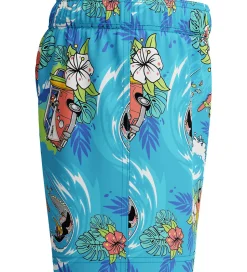 Speedo Badeshorts - Learn To Swim - Blå m. Print