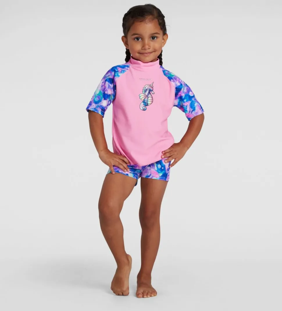 Speedo Badesæt - UV40+ - Pink/Spearmint m. Enhjørning
