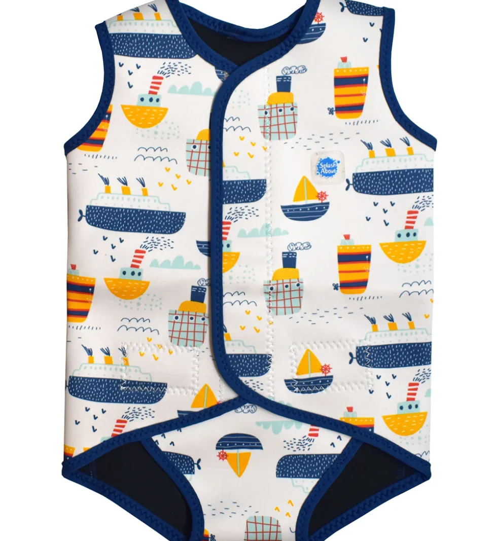 Splash About Neoprendragt - Baby Wrap - UV50+ - Tug Boat