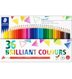 Staedtler Farveblyanter - Ergo Soft - 36 stk