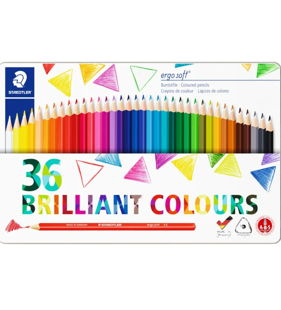 Staedtler Farveblyanter - Ergo Soft - 36 stk