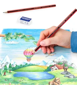 Staedtler Farveblyanter - Noris Upcycled Wood - Bonus Pack - 12+
