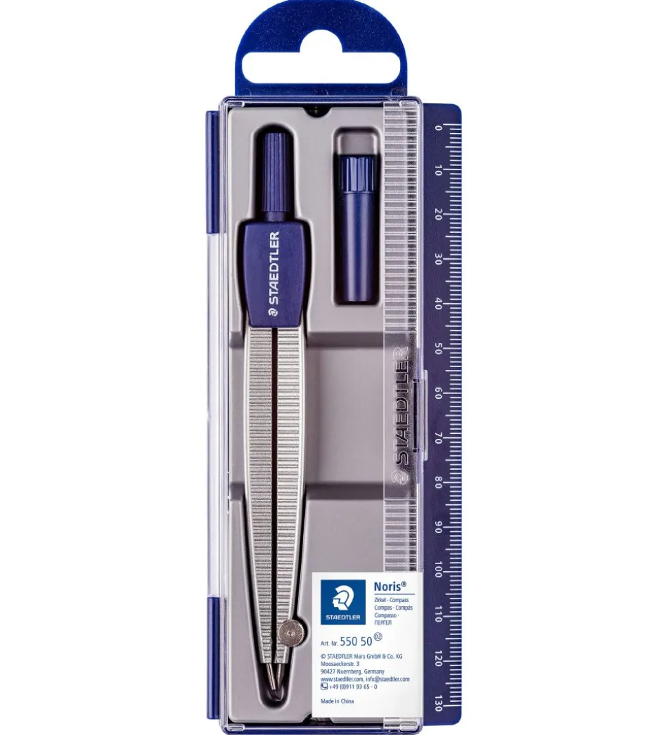Staedtler Passer - Æske m. Lineal