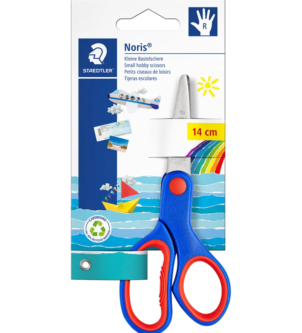Staedtler Saks - Højrehåndet - Noris - 14 cm - Blå