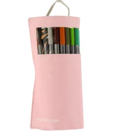 Staedtler Tuscher m. Penalhus - 20 stk. - 0,3 mm - Rosa