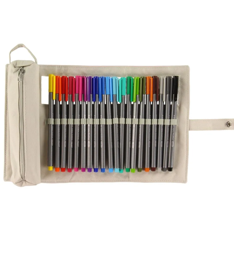 Staedtler Tuscher m. Penalhus - 20 stk. - 0,3 mm - Rosa