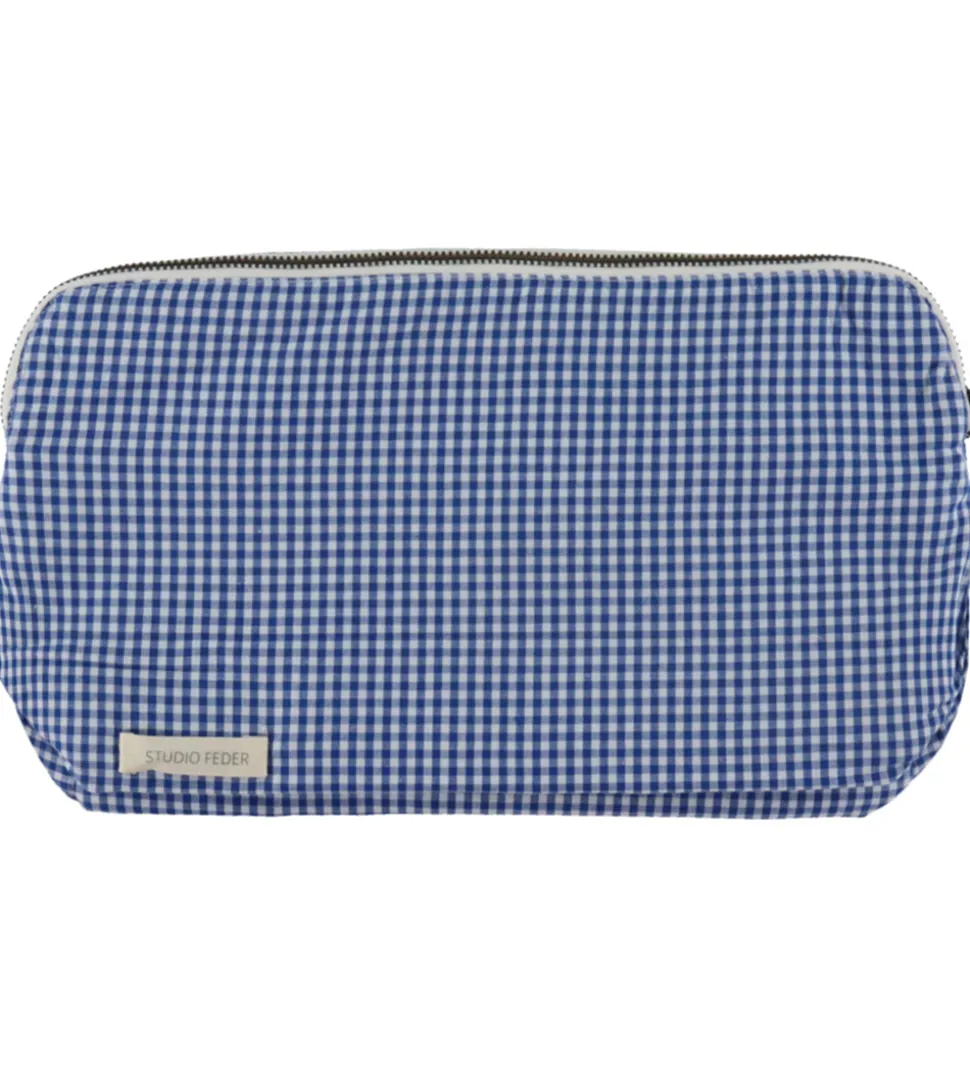 Studio Feder Toilettaske - 30x20x10 - Gingham Mini Blue