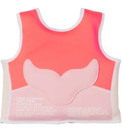 SunnyLife Svømmevest - Melody the Mermaid - 1-2 år - Neon Strawb