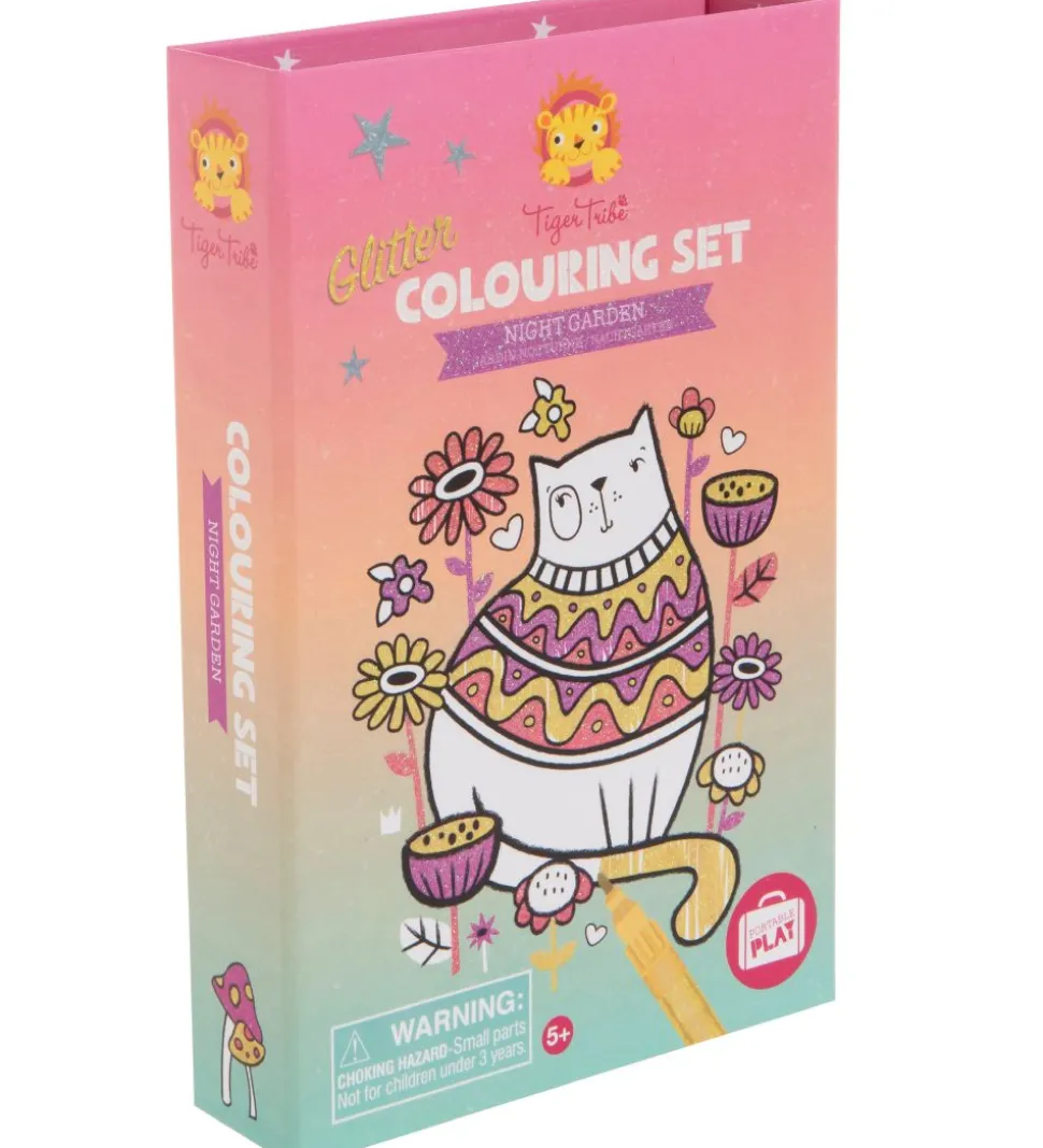 Tiger Tribe Farvesæt - Glitter - Night Garden