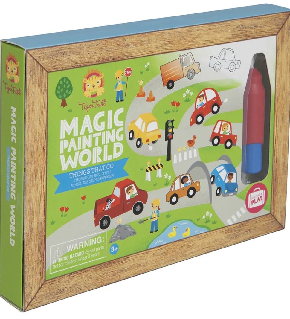 Tiger Tribe Farvesæt - Magic Painting World - Things That Go