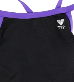 TYR Badedragt - Hexa Diamondfit - Sort/Lilla