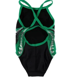TYR Badedragt - Shark Bite Diamondfit - Sort/Grøn