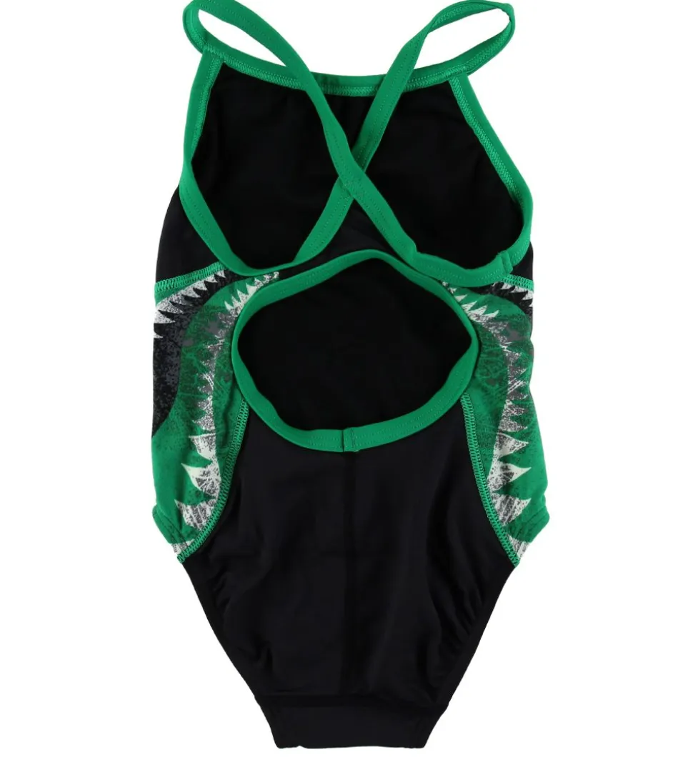 TYR Badedragt - Shark Bite Diamondfit - Sort/Grøn