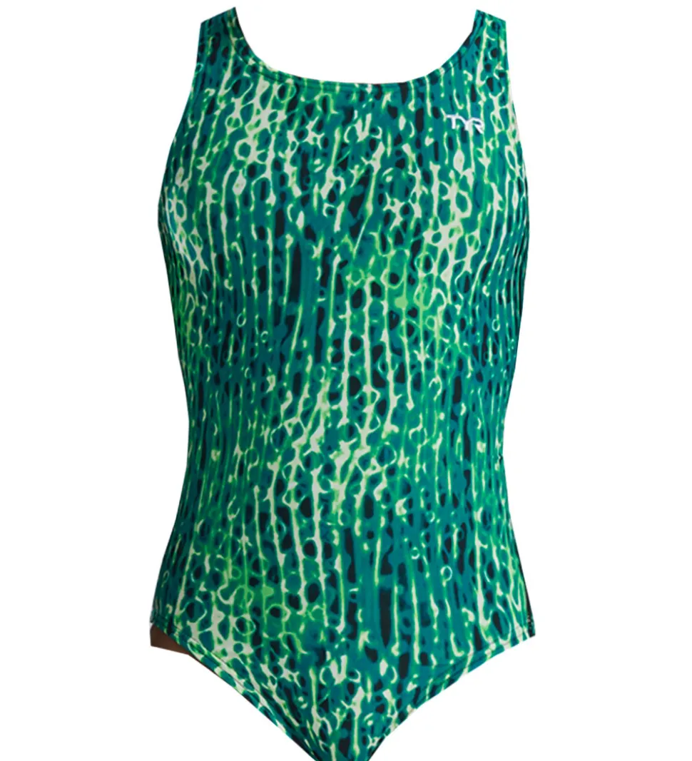 TYR Badedragt - UV50+ - Atolla Maxfit - Grøn