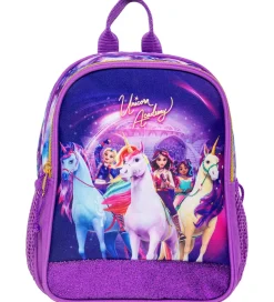 Unicorn Academy Rygsæk - Small - Lilla/Glitter