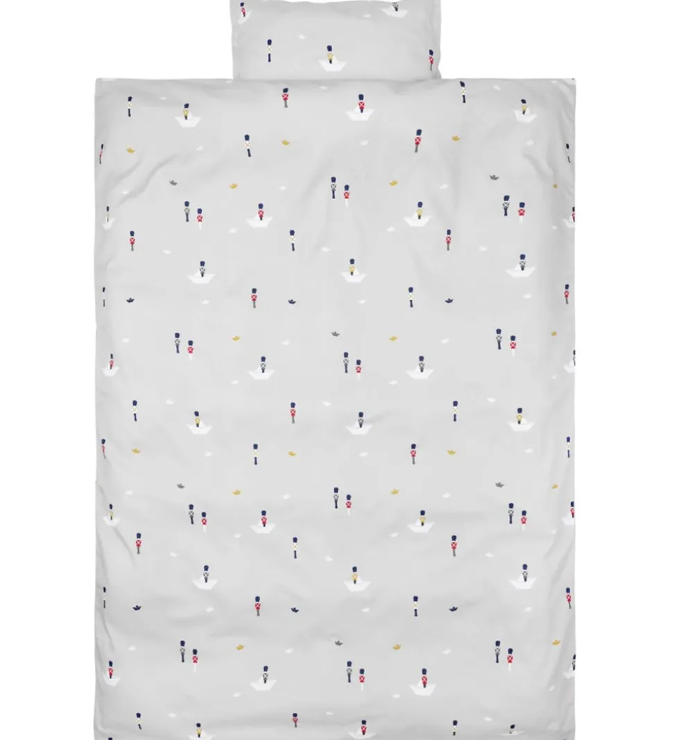 Vanilla Copenhagen Sengetøj - Junior - Tin Stick Man - Cozy Grey