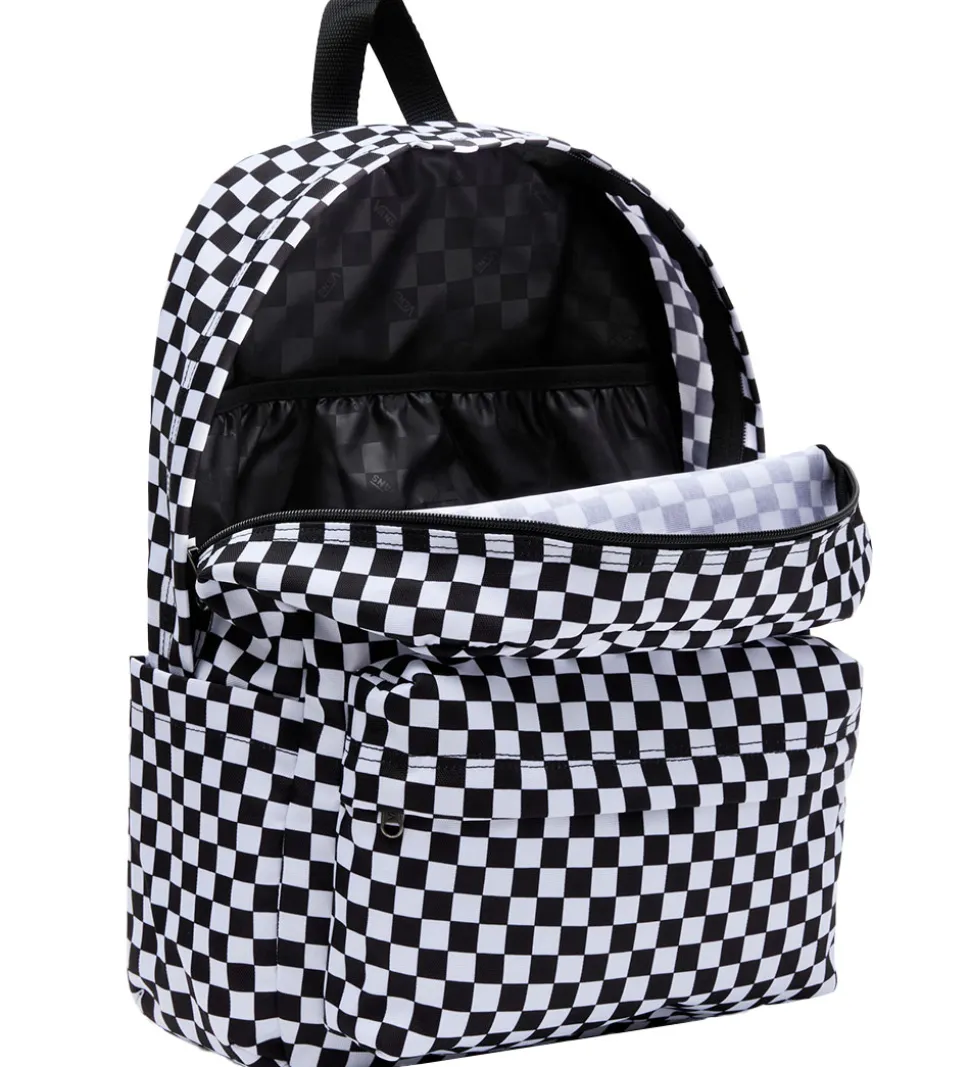 Vans Rygsæk - Old Skool Check - Sort/Hvid