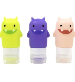 Yumbox Dressingflasker - 3-pak - Silikone - Funny Monsters
