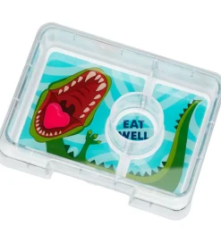 Yumbox Indsatsbakke m. 3 Rum - Snack - Dinosaur