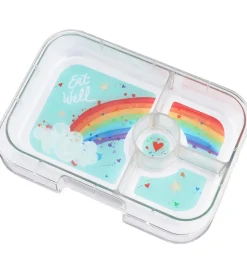 Yumbox Madkasse m. 4 Rum - Bento Panino - Misty Aqua - Rainbow T