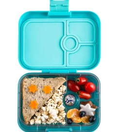 Yumbox Madkasse m. 4 Rum - Bento Panino - Misty Aqua - Rainbow T