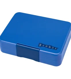 Yumbox Madkasse m. 3 Rum - Bento Snack - Surf Blue - Dino Tray