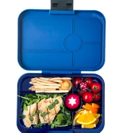 Yumbox Madkasse m. 4 Rum - Bento Tapas - Monte Carlo Blue/Shark