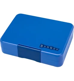 Yumbox Madkasse m. 3 Rum - Bento Snack - Surf Blue/Rocket