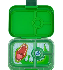 Yumbox Madkasse m. 4 Rum - Bento Panino - Jurassic Green - Dino