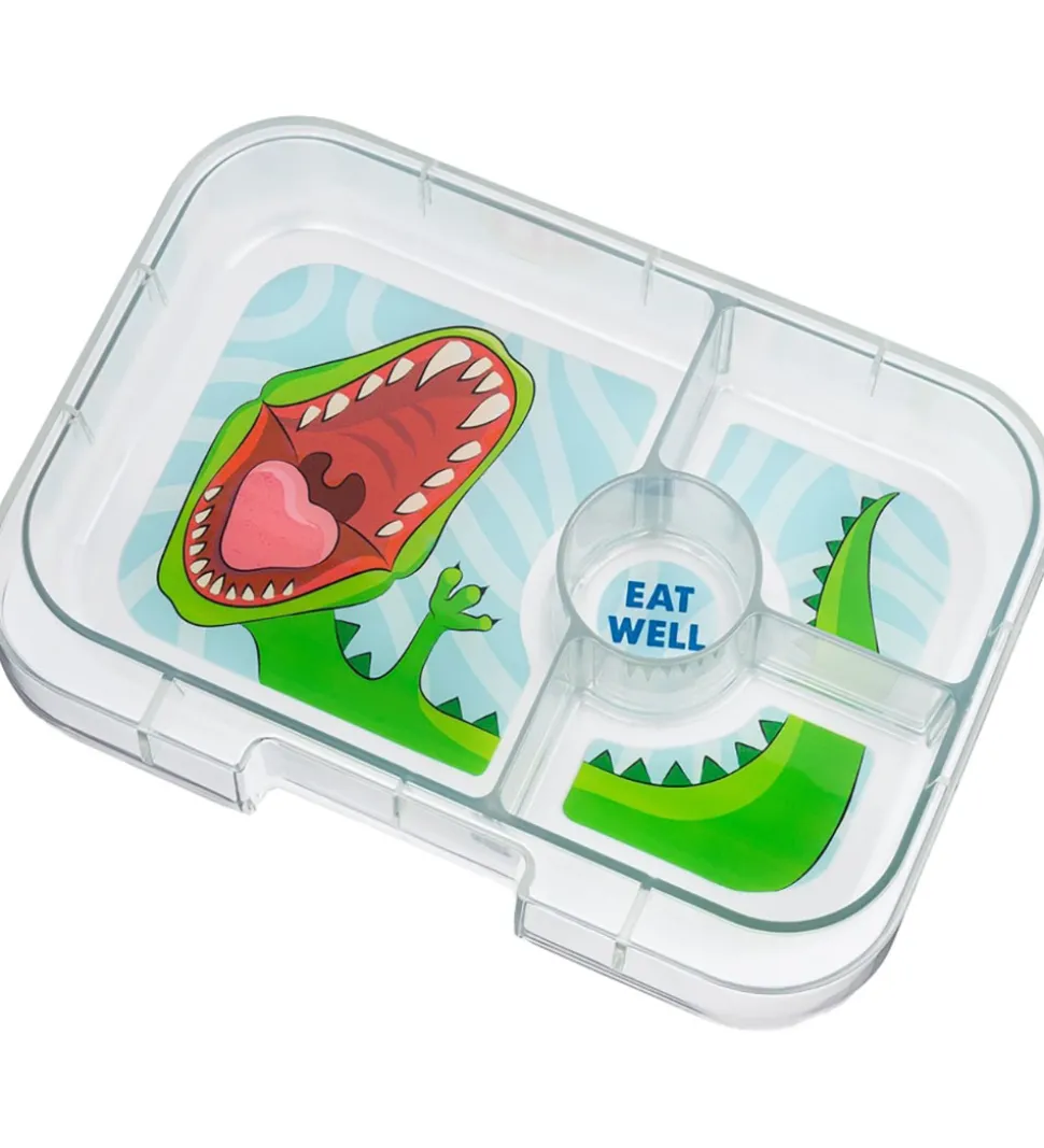 Yumbox Madkasse m. 4 Rum - Bento Panino - Jurassic Green - Dino
