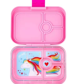 Yumbox Madkasse m. 4 Rum - Bento Panino - Power Pink - Unicorn