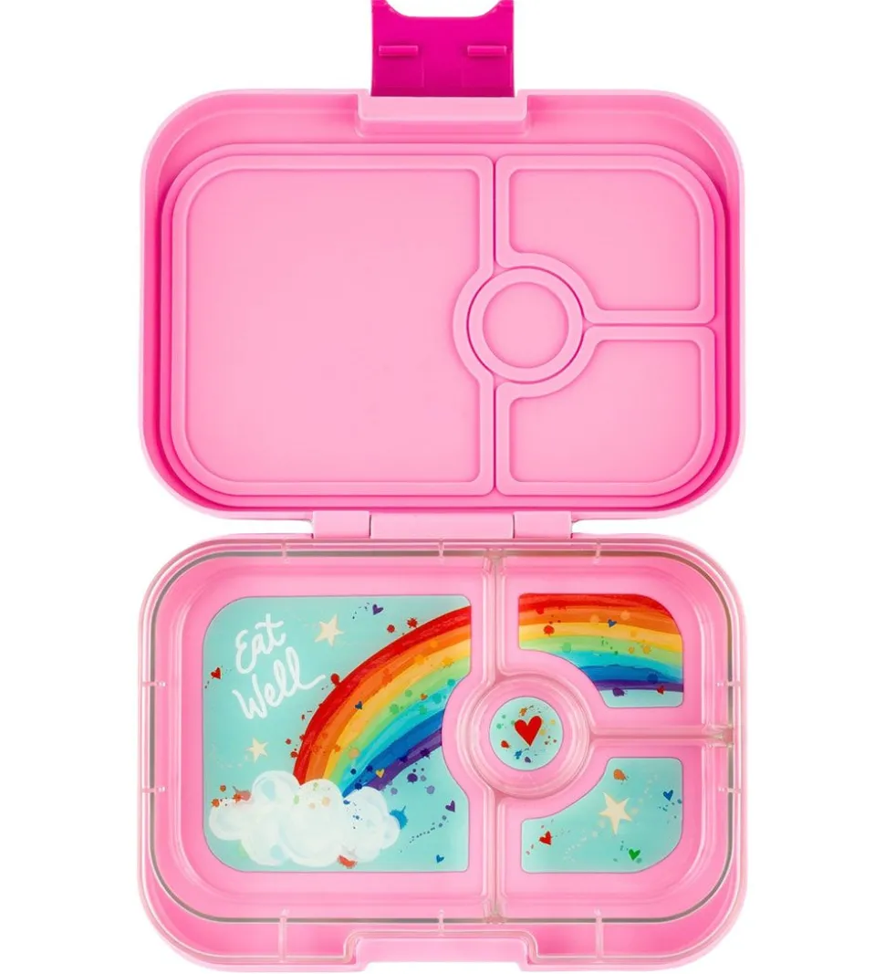 Yumbox Madkasse m. 4 Rum - Bento Panino - Power Pink