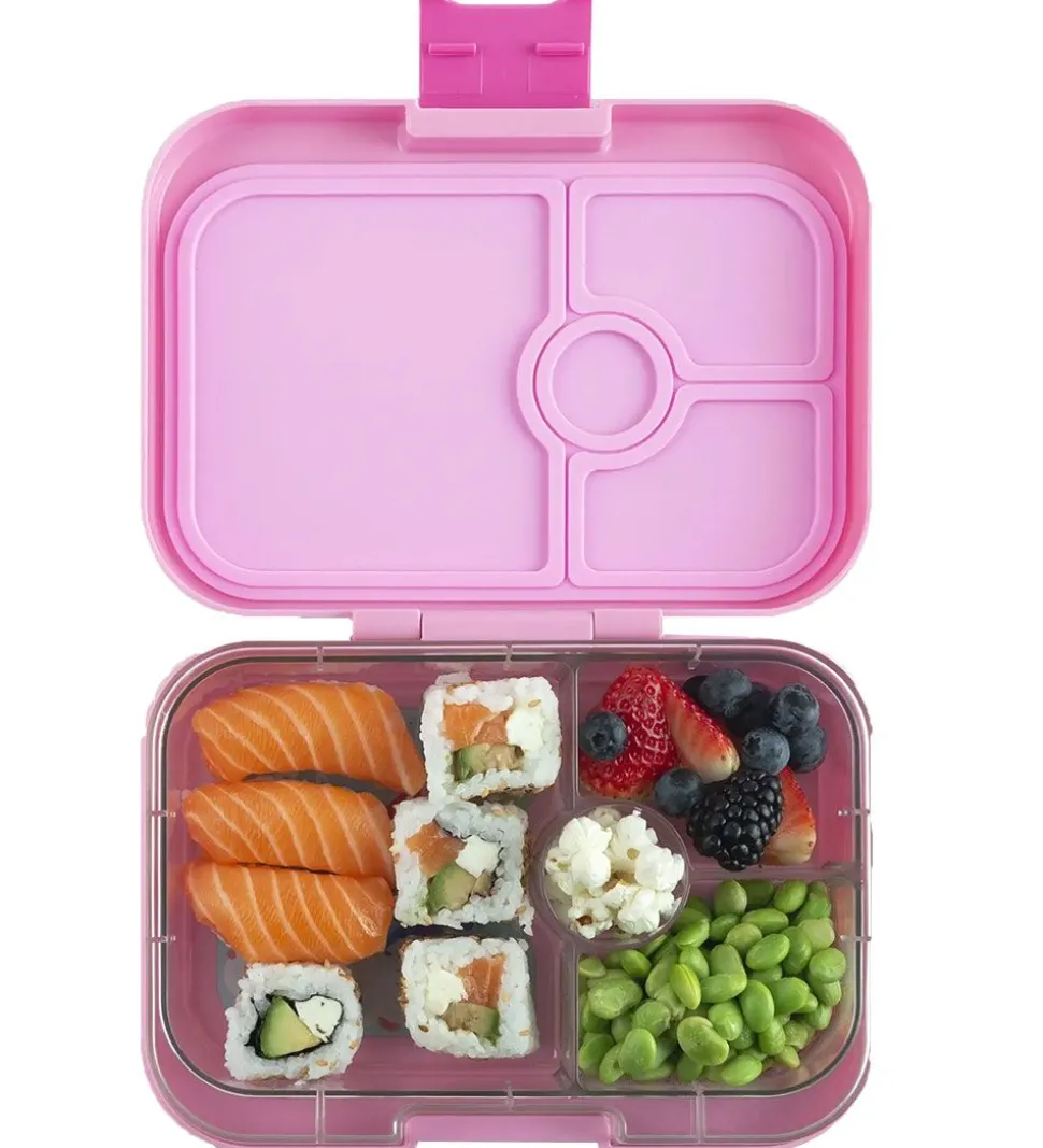 Yumbox Madkasse m. 4 Rum - Bento Panino - Power Pink