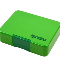 Yumbox Madkasse m. 3 Rum - Bento Snack - Jurassic Green/Dinosaur