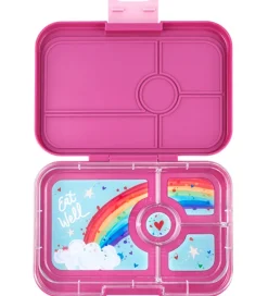 Yumbox Madkasse m. 4 Rum - Bento Tapas - Malibu Purple/Rainbow