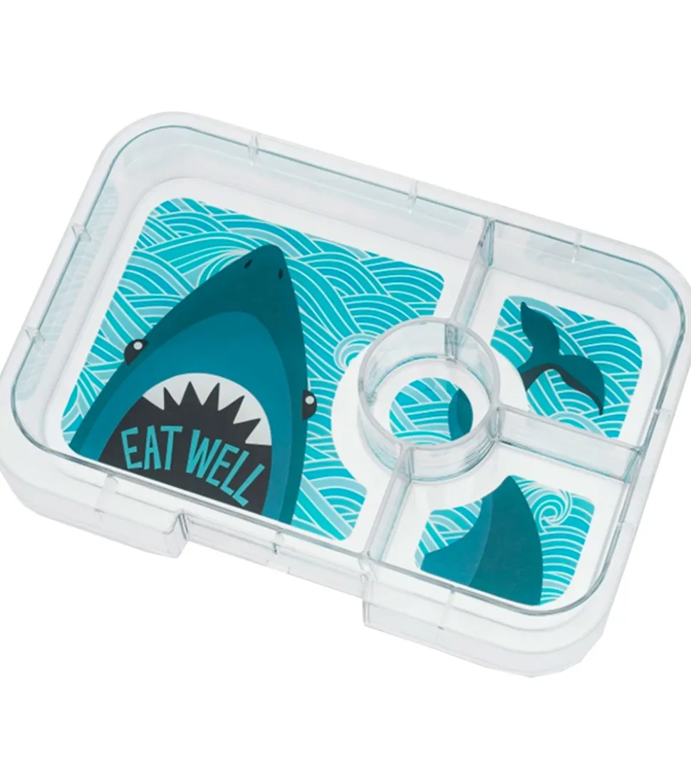 Yumbox Madkasse m. 4 Rum - Bento Panino - Monte Carlo Blue - Sha