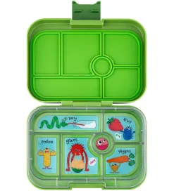 Yumbox Madkasse m. 6 Rum - Bento Original - Matcha Green - Monst