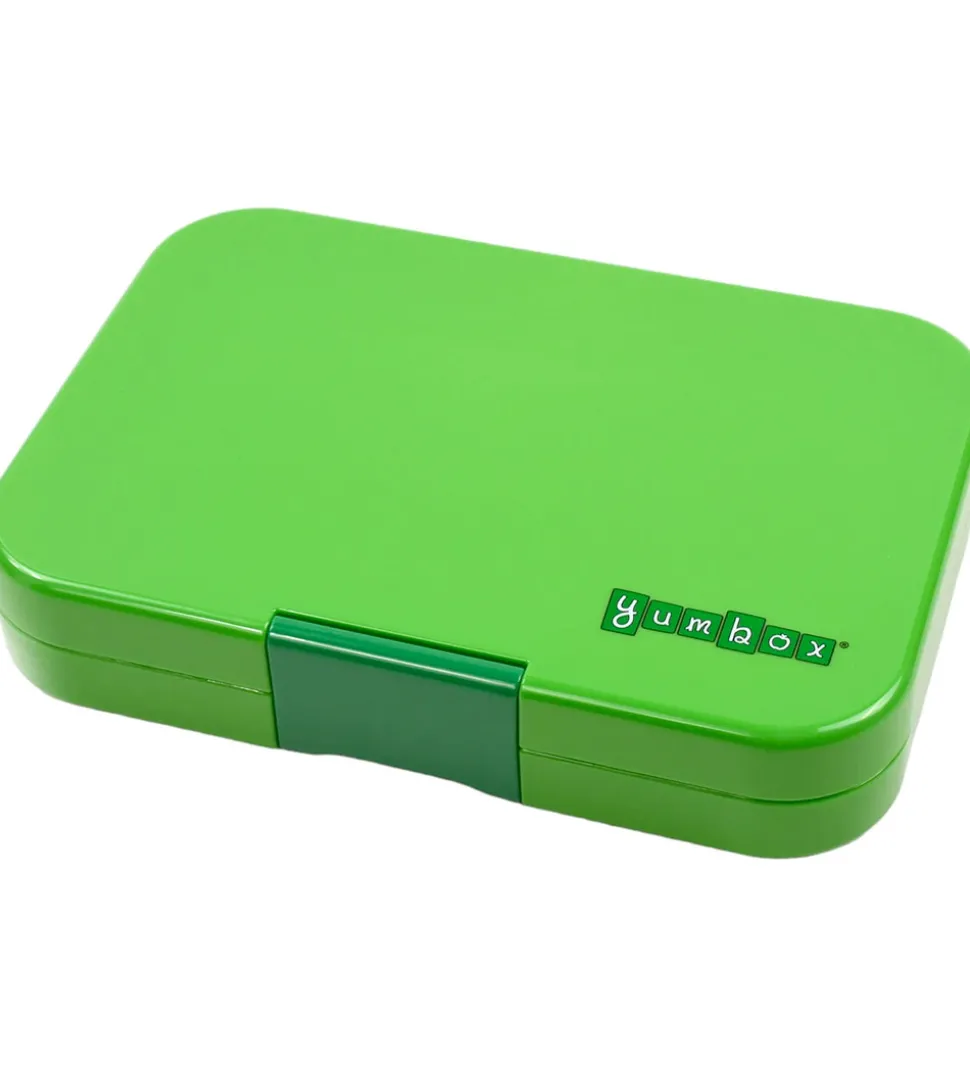 Yumbox Madkasse m. 4 Rum - Bento Tapas - Jurassic Green/Shark