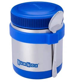 Yumbox Termoskål m. Ske/Bånd - 420 ml - Neptune Blue