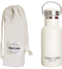 Yummii Yummii Termoflaske - 350ml - Rustfri Stål - Pearl White